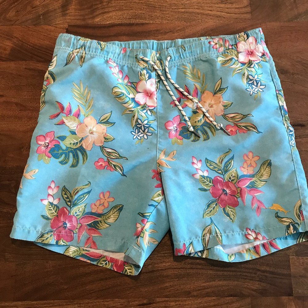 Tommy Bahama Mens Small Hawaiian Bathing Suit